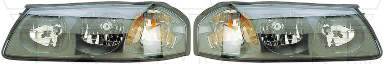 1590142 Headlight Assembly Kit; Chevrolet Impala 2000-2004
