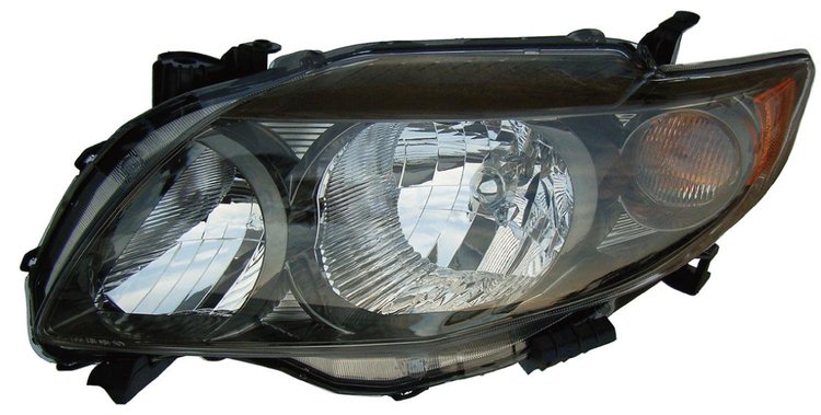 1592077 Headlight Assembly; Toyota Corolla 2009-2010