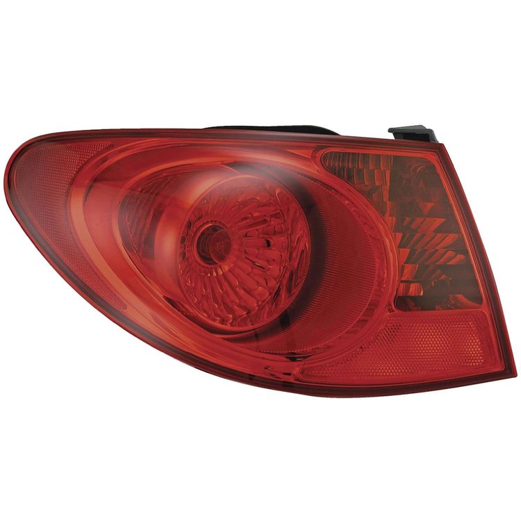 1611542 Tail Light Assembly; Hyundai Elantra 2007-2010