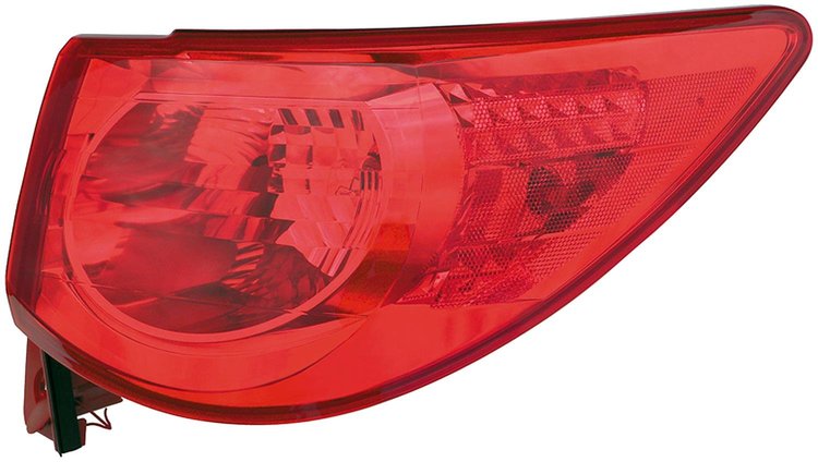 1611593 Tail Light Assembly; Chevrolet Traverse 2009-2011