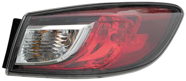 1611647 Tail Light Assembly; Mazda 3 2010-2013