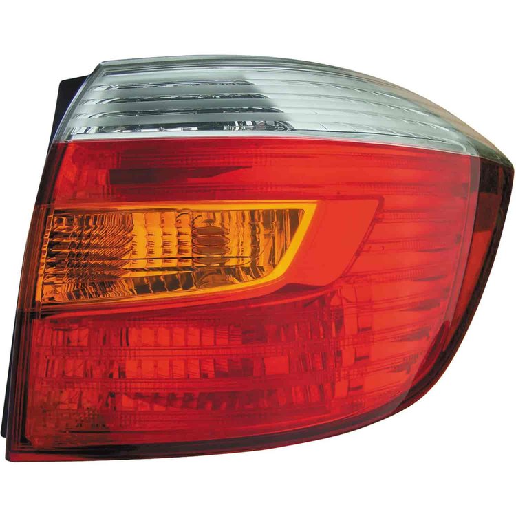 1611650 Tail Light Assembly; Toyota Highlander 2008-2010
