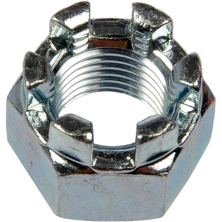 220-014 Hex Nut-Castellated-Thread Size 1/2-20, Height 3/4 in.; Grade D
