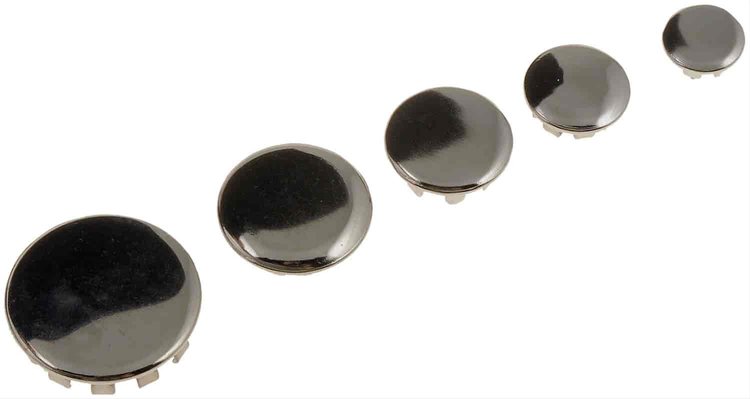 CHROME PLUG BUTTONS