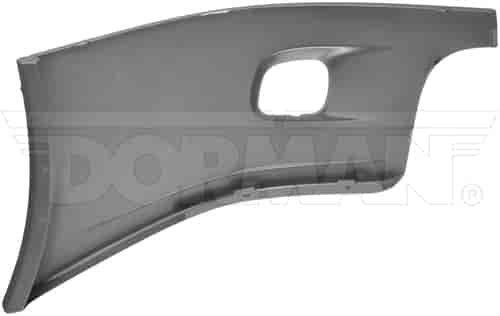 242-5279 Bumper - End Cover, Right Hand with Fog Light Holes; 2008-2018 Freightliner Cascadia