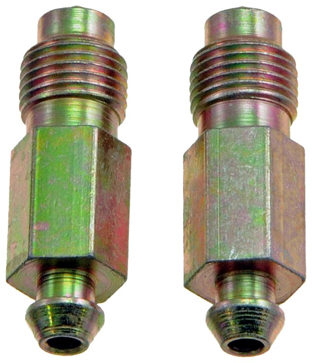 Treated Steel Disc Brake Bleeder Screw, No Check Valve