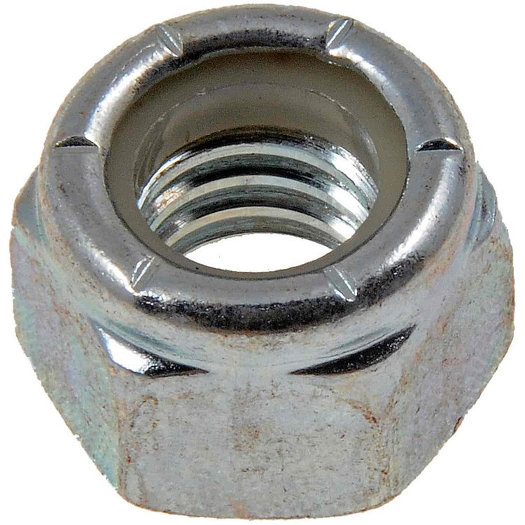 250-011 Hex Lock Nuts with Nylon Ring-Grade 2- Thread Size 5/16-18 in.