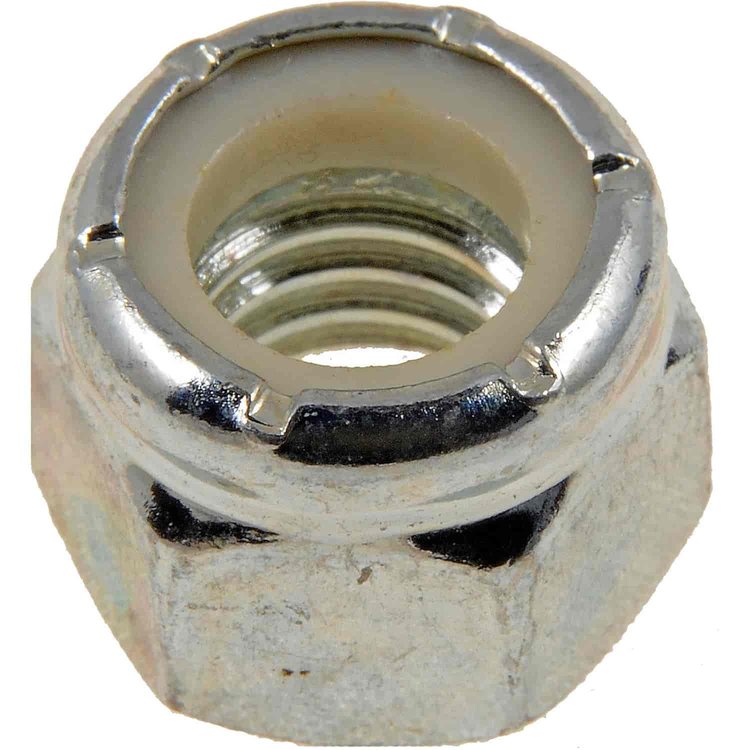 250-012 Hex Lock Nuts with Nylon Ring-Grade 2- Thread Size 3/8-16 in.