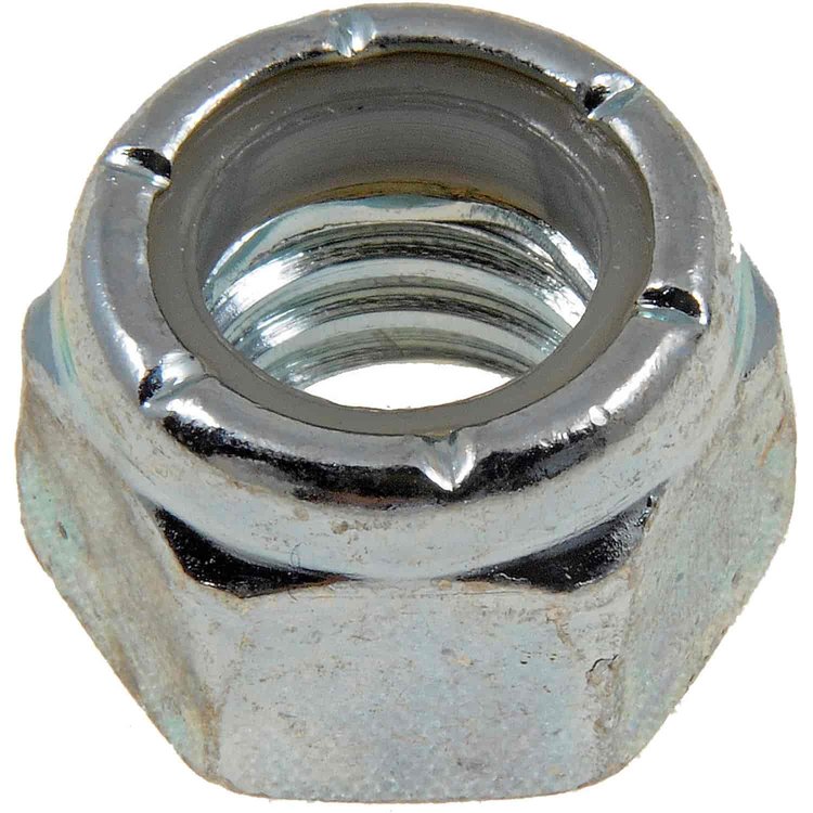 250-013 Hex Lock Nuts with Nylon Ring-Grade 2- Thread Size 7/16-14 in.
