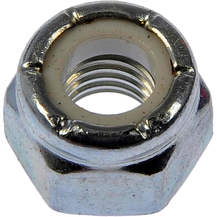 251-010 Hex Lock Nuts with Nylon Ring-Grade 2- Thread Size 1/4-28 in.