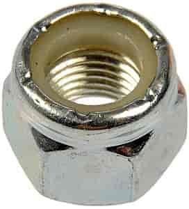251-012 Hex Lock Nuts with Nylon Ring-Grade 2- Thread Size 3/8-24 in.