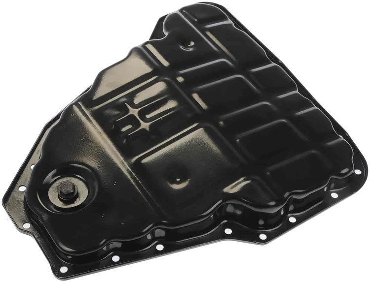 Transmission Pan With Drain Plug