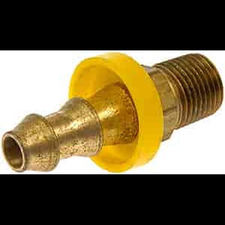 PUSH-ON MALE PIPE CONN