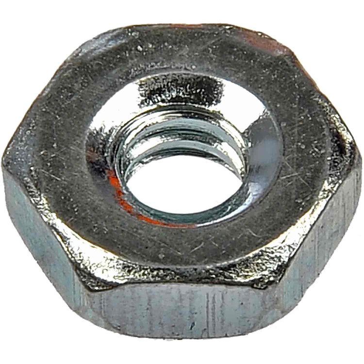350-004 Hex Nut-Machine Screw-Grade 2- Thread Size 6-32, Height 7/64 in.