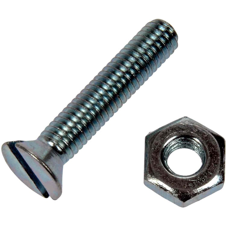 350-005 Hex Nut-Machine Screw-Grade 2- Thread Size 8-32, Height 7/64 in.