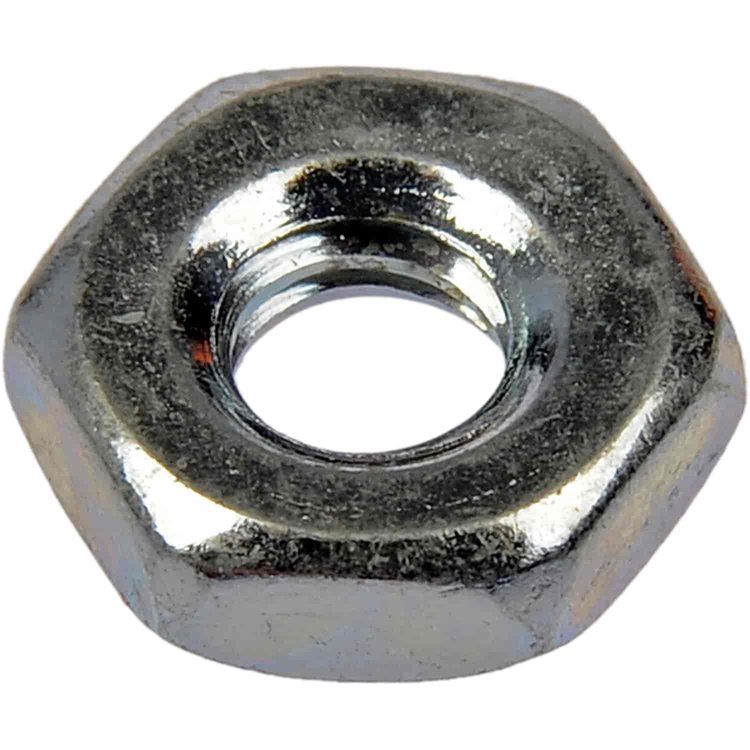 350-008 Hex Nut-Machine Screw-Grade 2- Thread Size 10-24, Height 1/8 in.