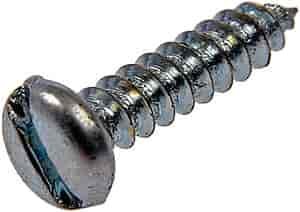 355-043 Sheet Metal Screw-Slotted Oval Head-No. 4 x 1/2 in.; #4 x 1/2 in