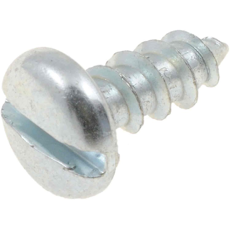 355-103 Sheet Metal Screw-Slotted Pan Head-No. 10 x 1/2 in.; Zinc