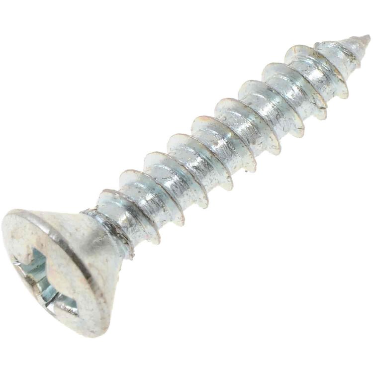 360-002 Sheet Metal Screw-Phillips Oval Head-No. 6 x 3/4 in.; Zinc