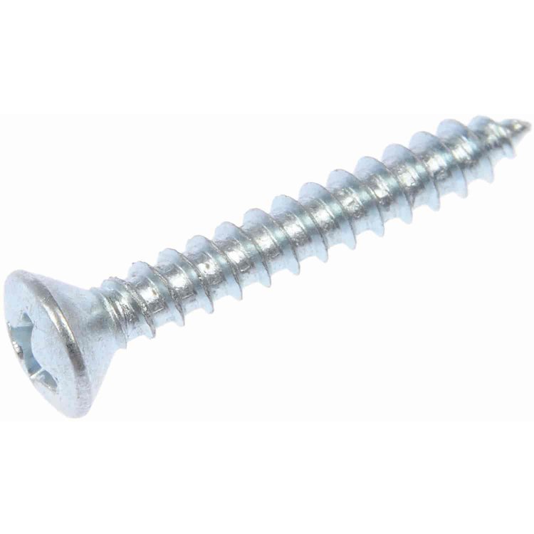 360-003 Sheet Metal Screw-Phillips Oval Head-No. 6 x 1 in.; Zinc