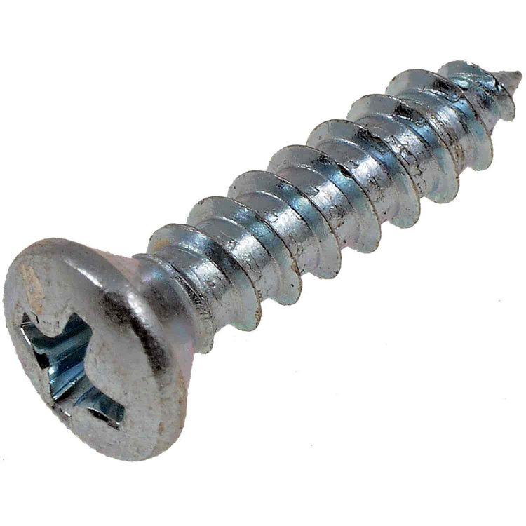 360-007 Sheet Metal Screw-Phillips Oval Head-No. 8 x 3/4 in.; Zinc