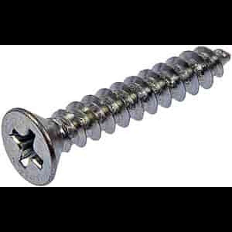 360-203 Sheet Metal Screw-Phillips Flat Head-No. 8 x 1 in.; Zinc