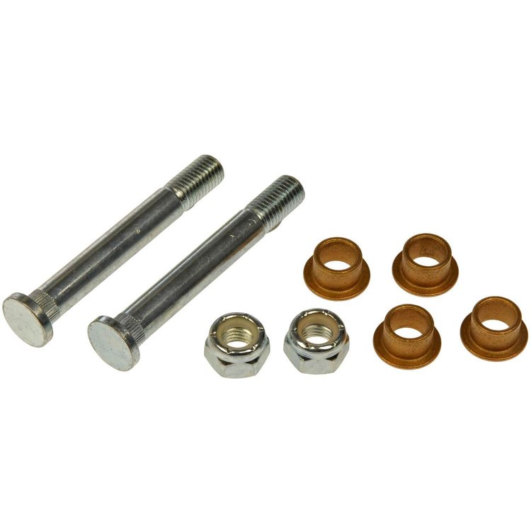 Door Hinge Pin And Bushing Kit - 2 Pins 4 Bushings And 2 Nuts
