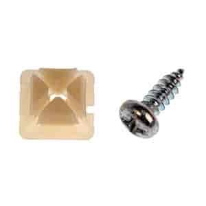 395-026 License Plate Fasteners- No. 8 x 1/2 in.