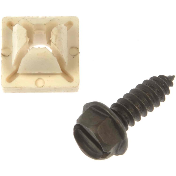 395-060 License Plate Fasteners- No. 14 x 3/4 in.