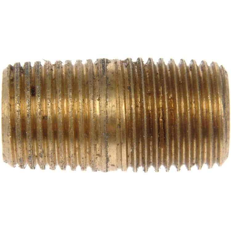 BRASS NIPPLE 1/8