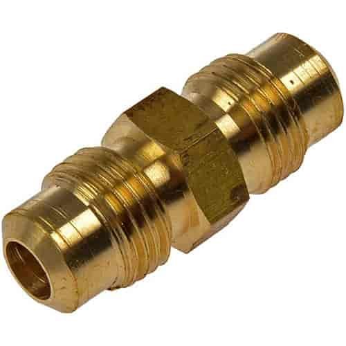 Brass Flare Fitting - SAE 45 Degree Union 5/16"