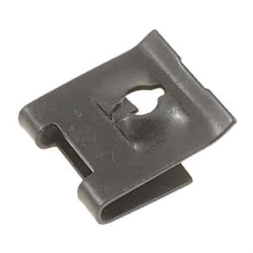 45401 Clip Nut - J-Style, No. 6 x 5/16 in., Panel Range .090 in. - .110 in.; #6 x 5/16 in (.090 in-.110 in)