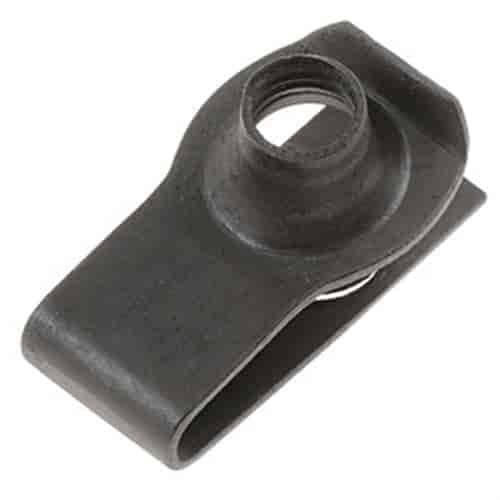 45415 Clip Nut - U Threaded -m8-1.25 x 13/16 in, Panel Range.025 in - .170 in; M8-1.25 x 13/16 in (.025 in-.170 in)