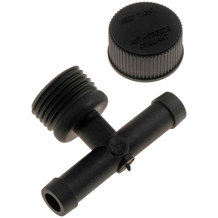 47122 1/2 in. Radiator Flush Tee with Cap