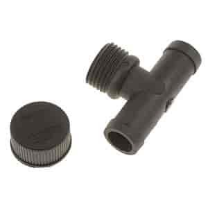 3/4 TEE W/CAP WASHER BO