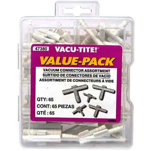 Vacuum Connector Assortment (65/pkg
