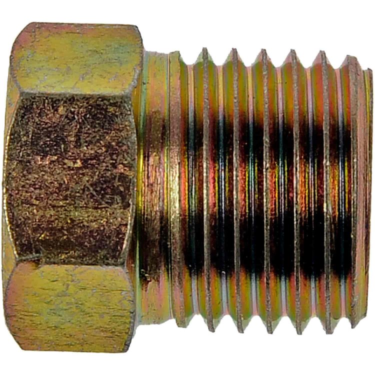 490-305 Oversize Tube Nut-Steel-Gold-1/4 in. x 1/2 in. x 20