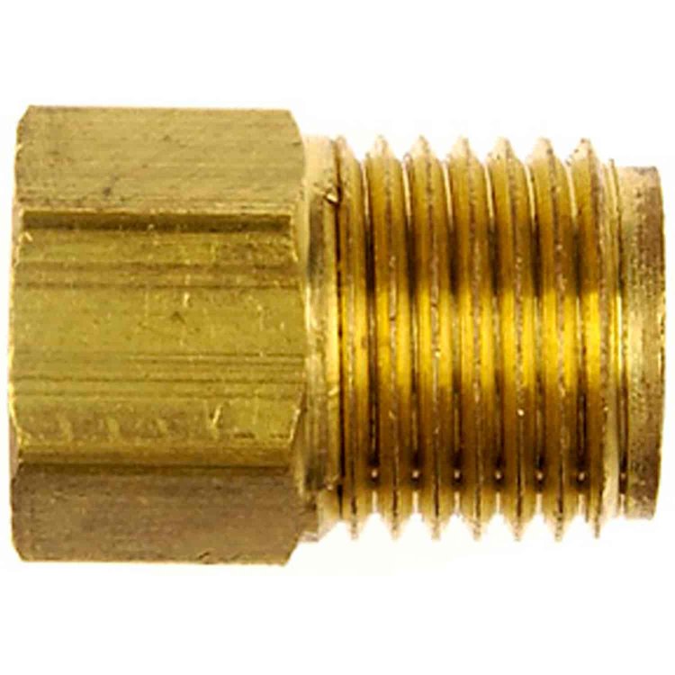 490-536.1 Brake Line Adapter-Dual Brake-1/4 in. x 9/16-18 in.; Brass