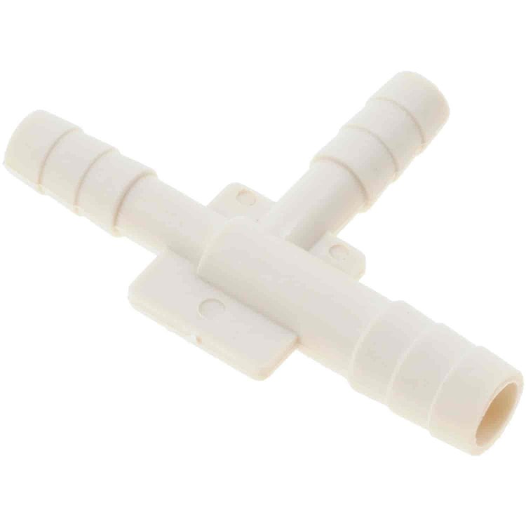 Vacuum Tubing Tee Connectors 3/16 in, 1/4 in., 3/16 in.