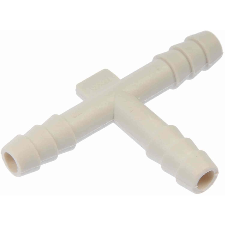 493-054 1/4 x 1/4 x 1/4 in. Hard Vacuum Tubing Tee