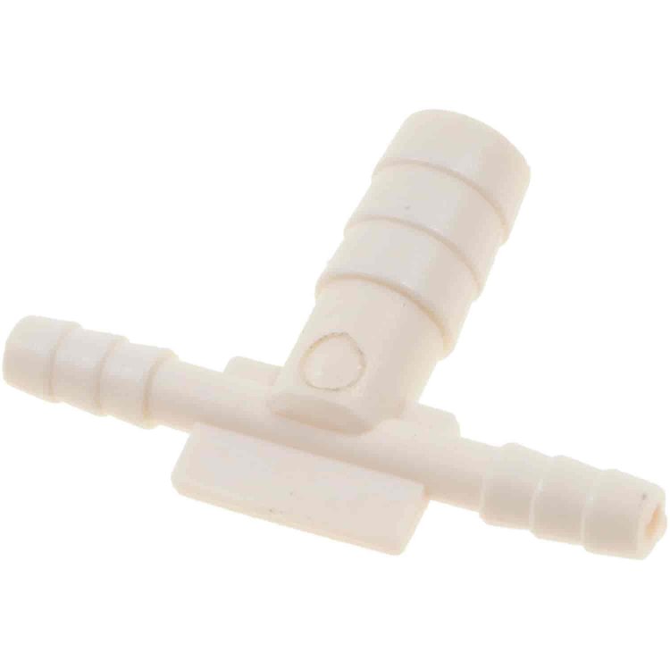 493-058 1/8 x 1/8 x 1/4 in. Hard Vacuum Tubing Tee