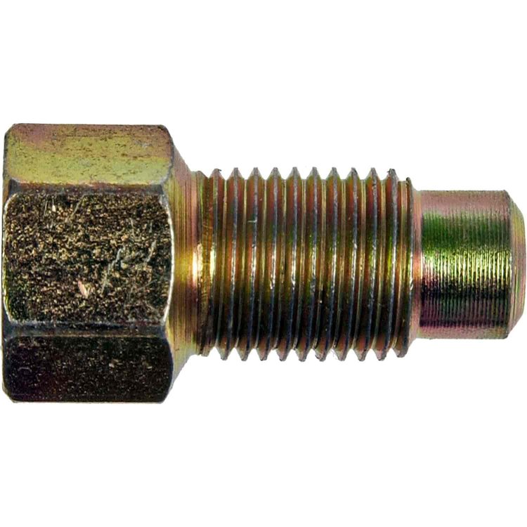 499-263.1 Brake Line Adapter-Inverted Flare-M10-1.0 x 3/16 in. x 3/8-24"; Brass