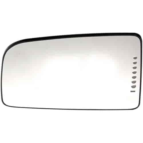 56279 Plastic Door Mirror Glass; 2007-2009 Dodge, 2008-2009 Volkswagen