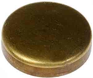 565-025 Brass Cup Expansion Plug 1-3/8 in., Height 0.310; 1955-1959 GMC; 1955-1957 Pontiac