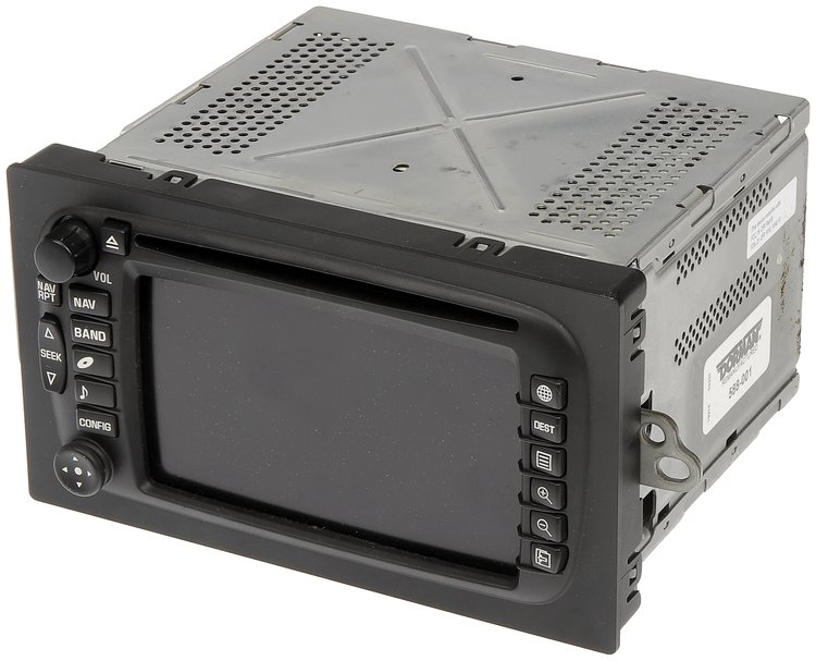 588-001 Remanufactured Infotainment Display Module; 2003-2004 Cadillac; 2003-2004 Chevrolet; 2003-2004 GMC