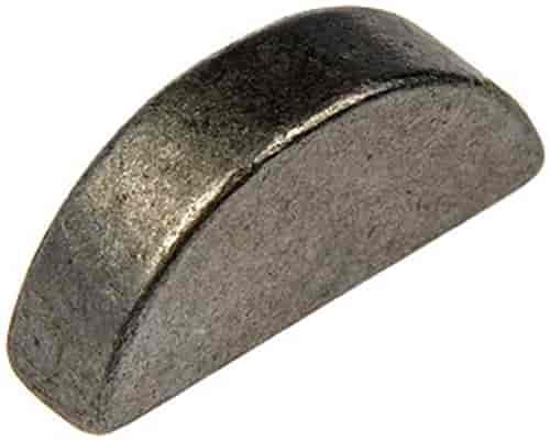 595-064 Woodruff Key-Width-1/4(.25) in., Length-63/64(.978) in., Height-27/64(.425) in.; 1/4 in x 63/64 in
