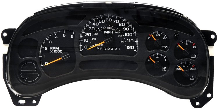 599-300 Remanufactured Instrument Cluster for 2003-2007 GM 1500, 2500, 3500 HD Trucks