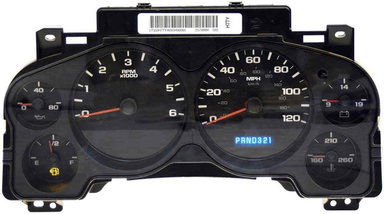 Remanufactured Instrument Cluster