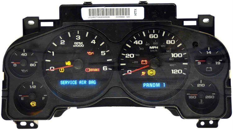 Remanufactured Instrument Cluster