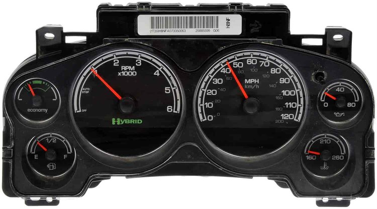 Remanufactured Instrument Cluster